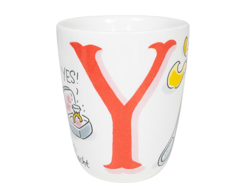 Beker Love Letter Y 0,35L