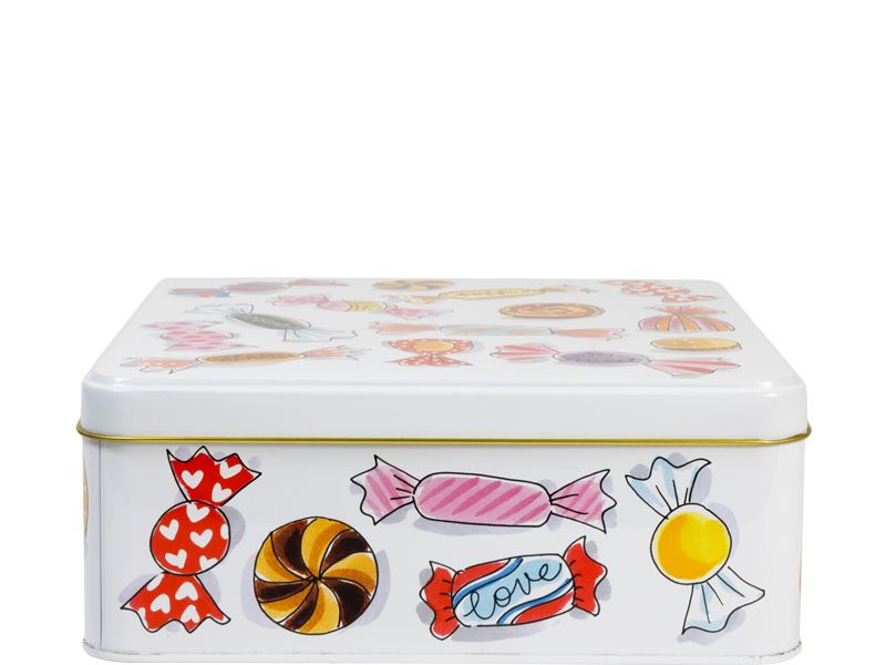 Blik Vierkant Cozy Days Favorite candy