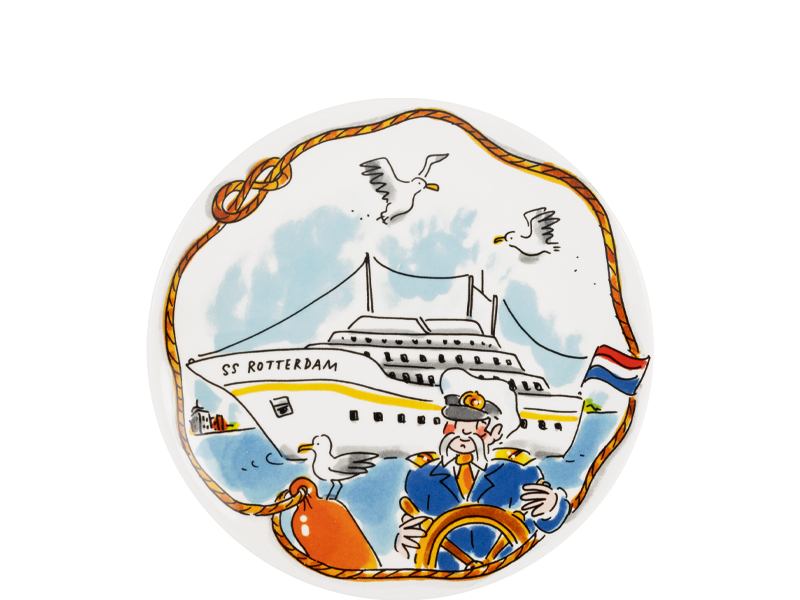 Bord 18cm Holland-Amerika Lijn SS Rotterdam