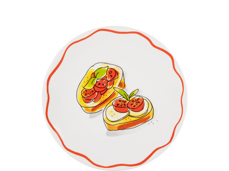 Bord 18cm Pasta Bruschetta