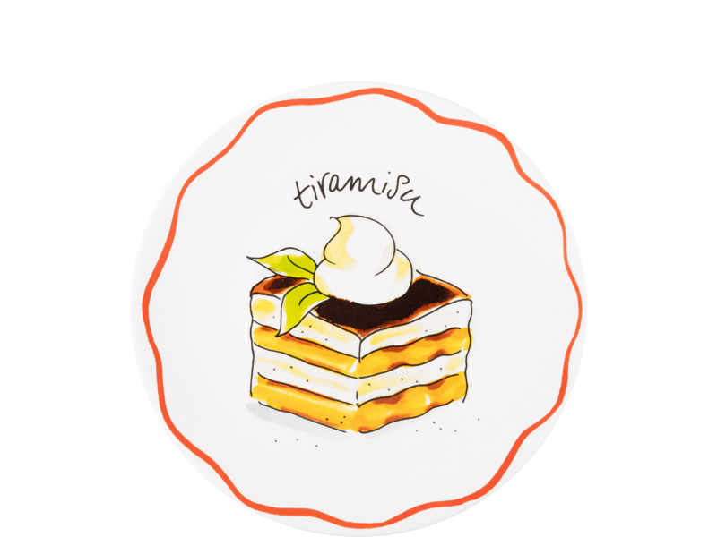 Bord 18cm Pasta Tiramisu