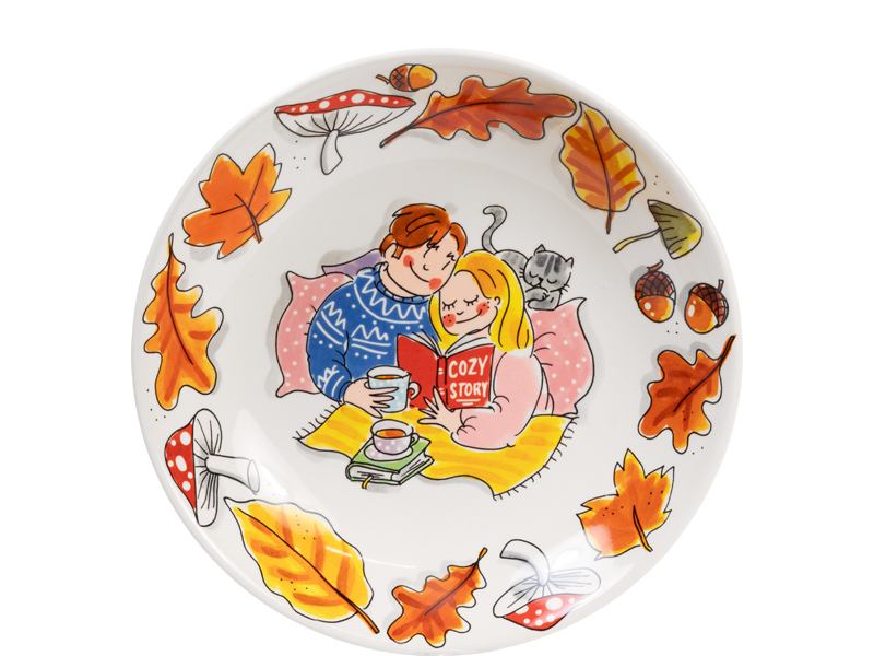 Diep Bord 23cm Cozy Days Cozy story