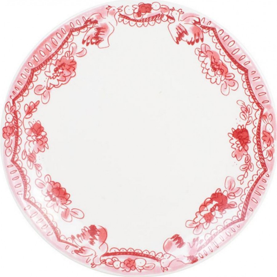 gebaksbord romance rose