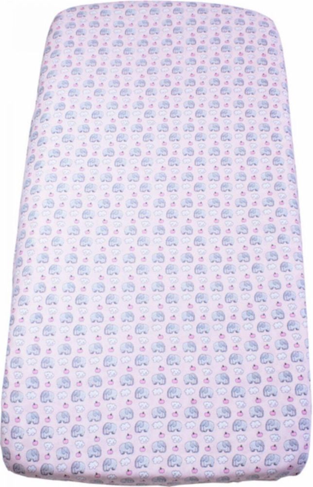Hoeslaken Pink elephant