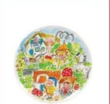 Melamine bord ø22cm Efteling (AH 2020)