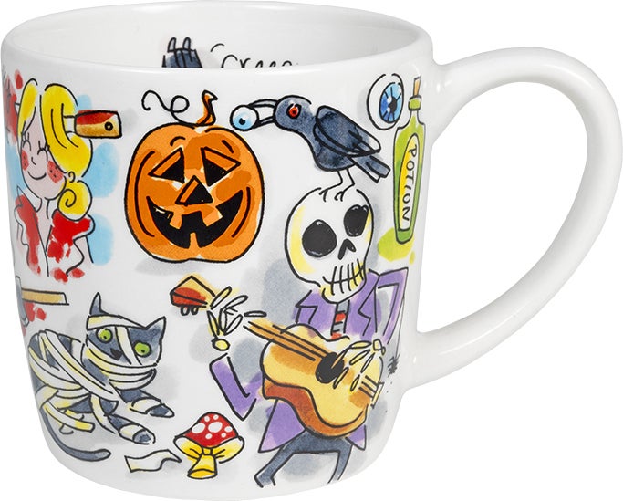 mok Halloween wit 500 ml