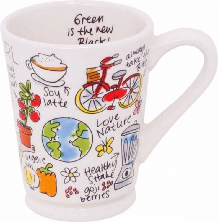 mok Mazagran green girl 0,5 L