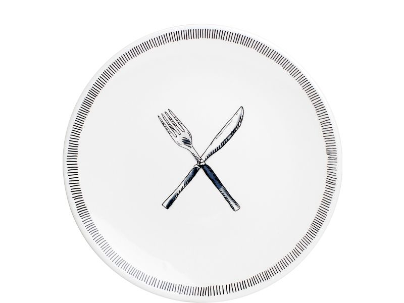 Ontbijtbord ø22 cm Fork & Knife