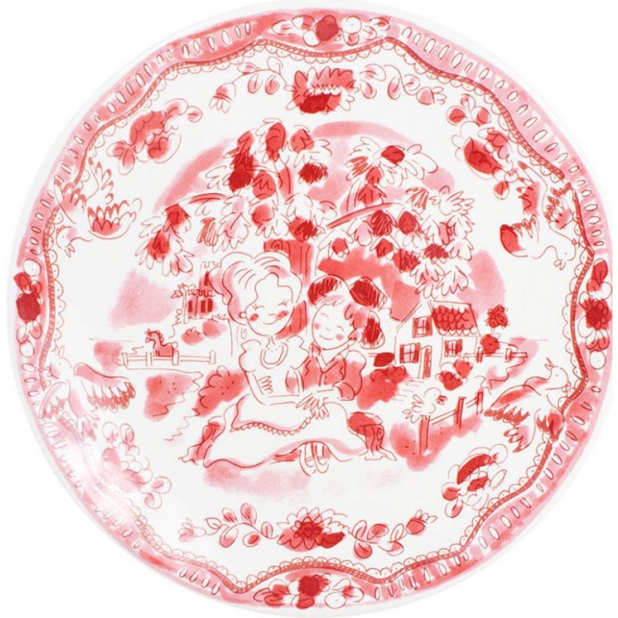 ontbijtbord romance rose