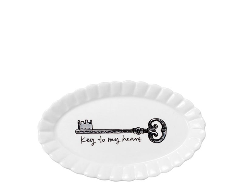 Ovaal schaaltje ø14cm Key