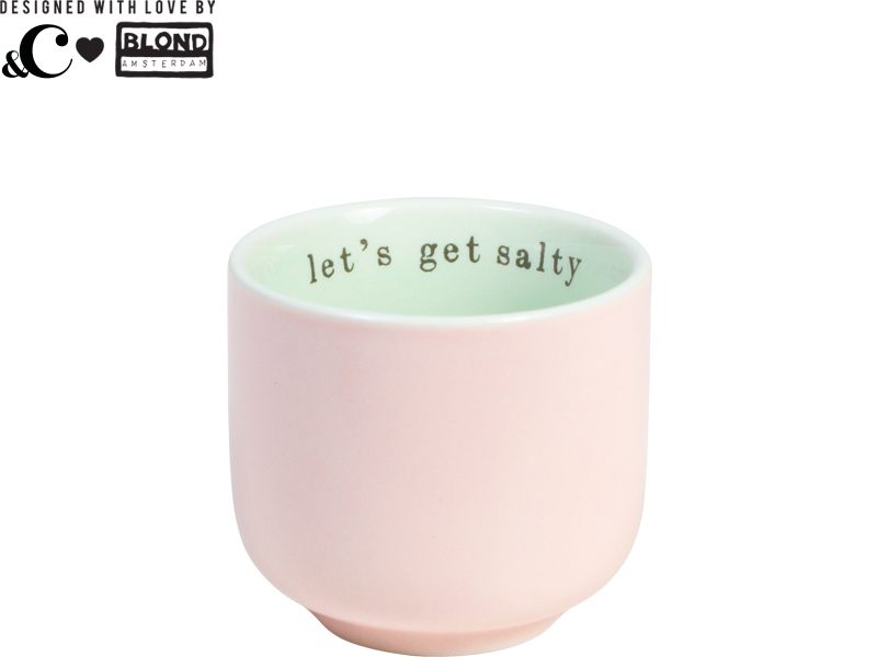 Roze eierdop - Let's get salty