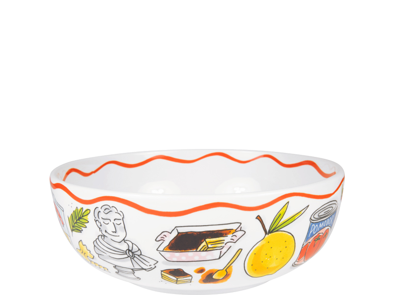 Saladeschaal 24cm Pasta Italië