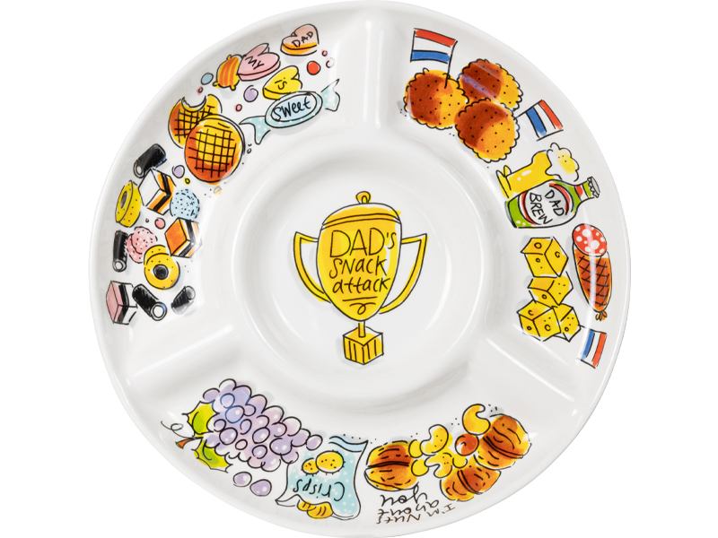 Snackschaal 26cm Vaderdag Dad's Snack Attack