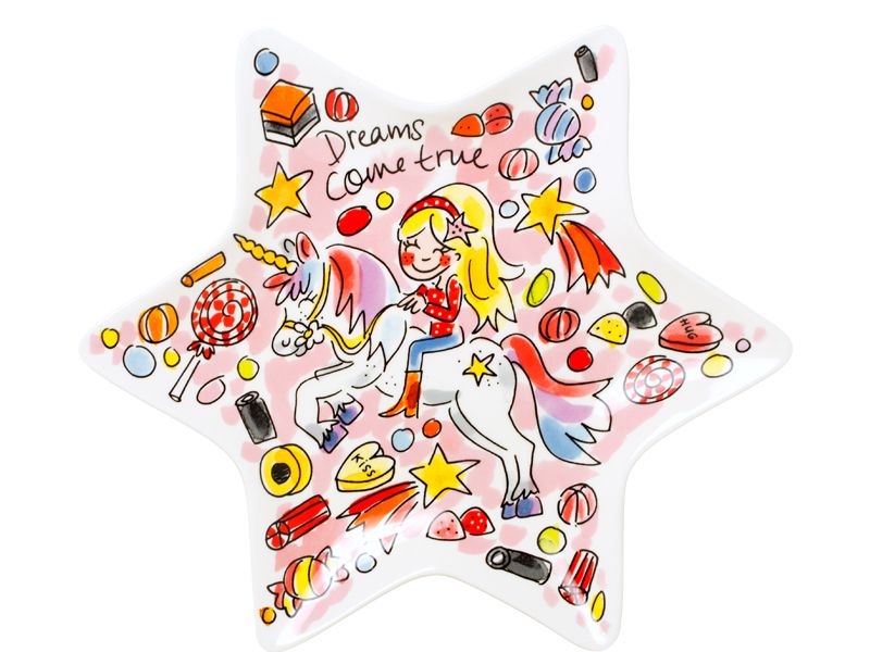 Stervormig bord ø22cm Unicorn