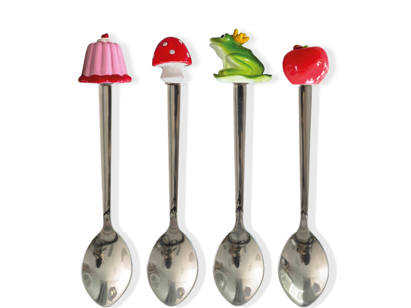 Theelepel set van 4 Efteling Sprookjesbos
