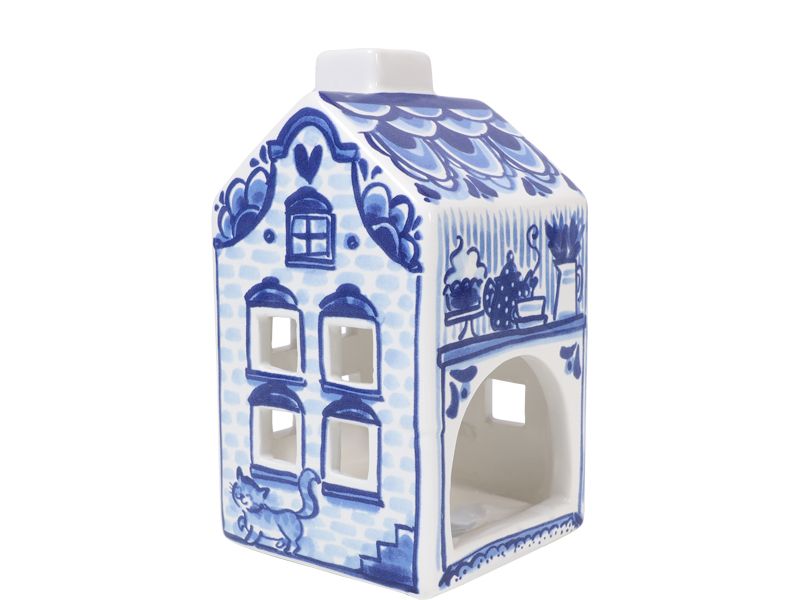 Theelicht huisje Delfts Blond