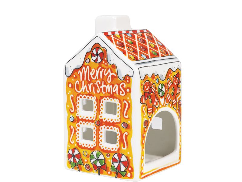 Theelichthuisje Kerst gingerbread