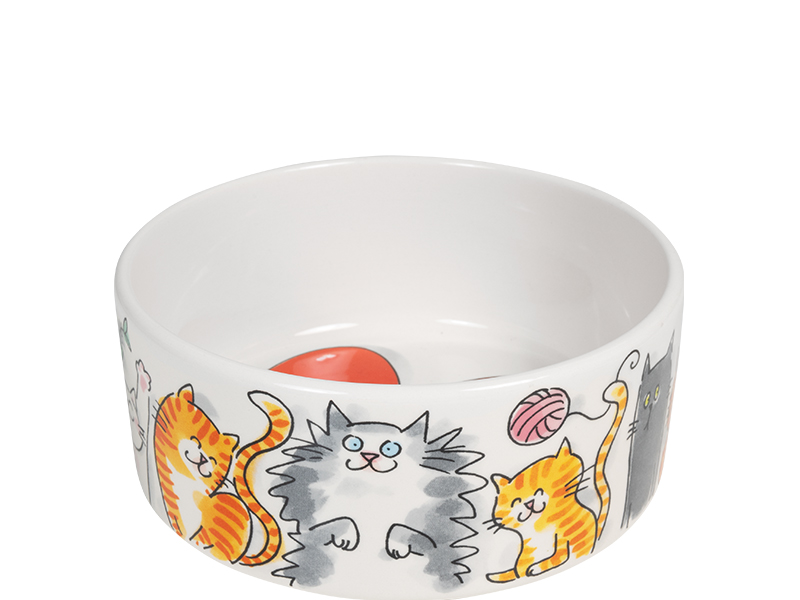 Voerbak 15.5cm Dier Cats