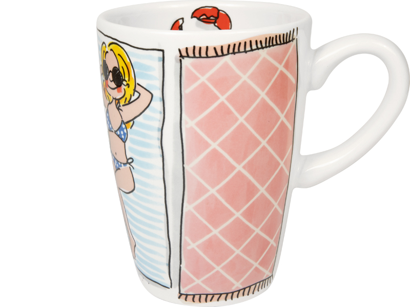 XL Beker 0,5l La Plage Beach Babe